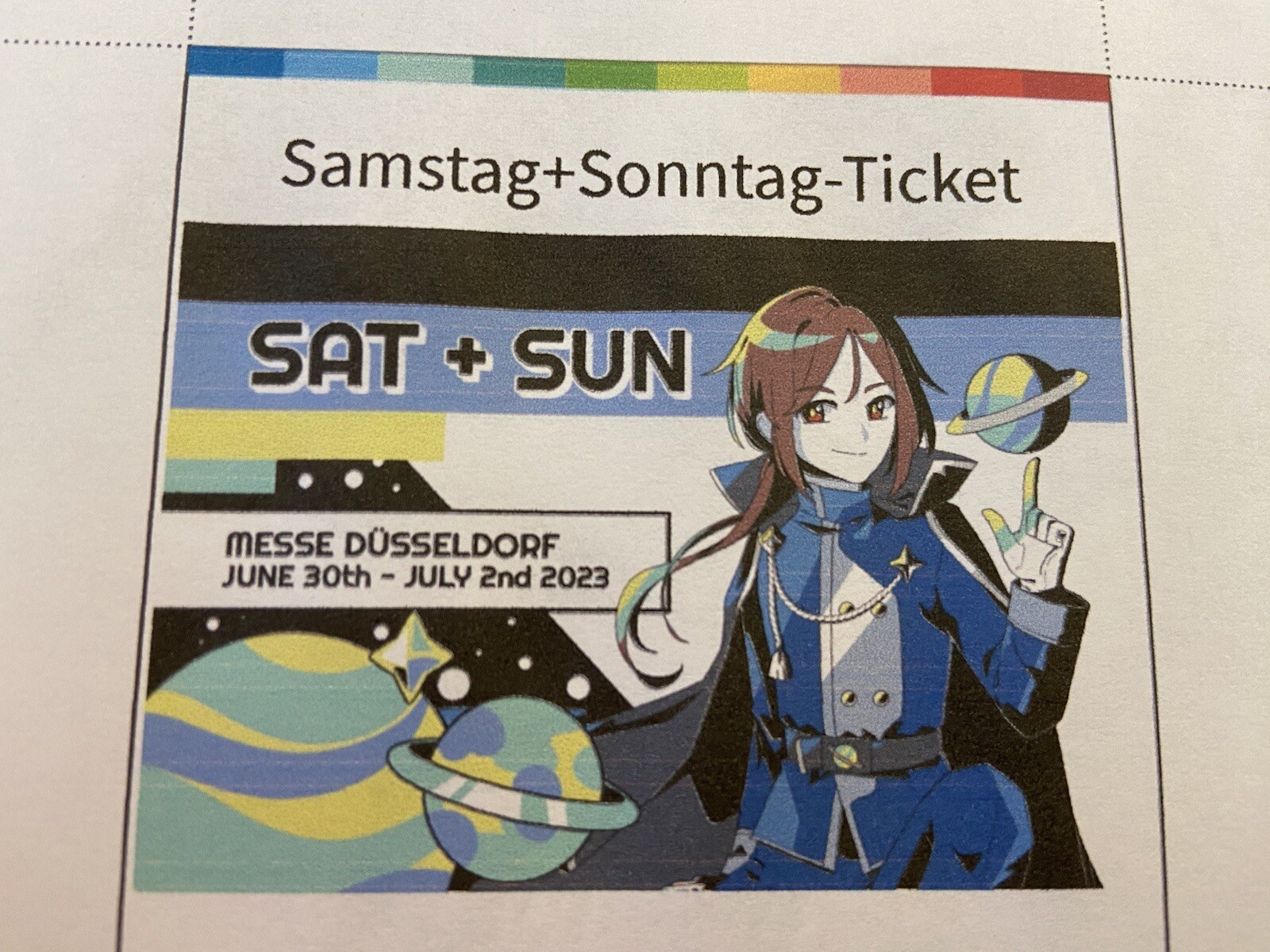 Dokomi 2Tages Ticket / Samstag & Sonntag 2023 Wochenende eBay