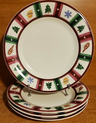 Pfaltzgraff SNOW BEAR Dinner plate set(s) of 4, 11 1/8