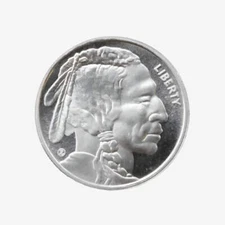 1/2 oz Silver BUFFALO Round - Buffalo Silver Round | .999 Fine Silver