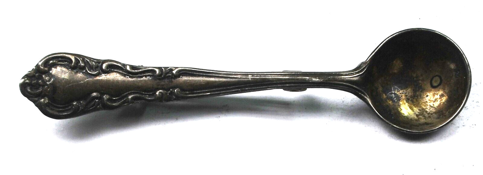Sterling Silver Easterling Salt Spoon Brooch Pin … - image 1