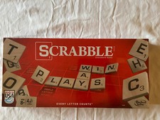 Hasbro Gaming Scrabble Crossword Game Every Letter Counts Made in USA New Sealed