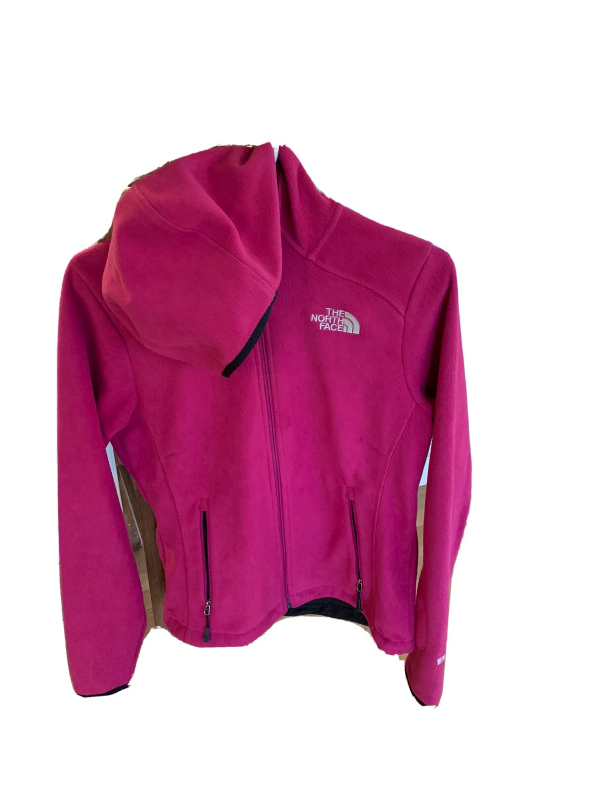 north face womens fleece windproof hooded jacket