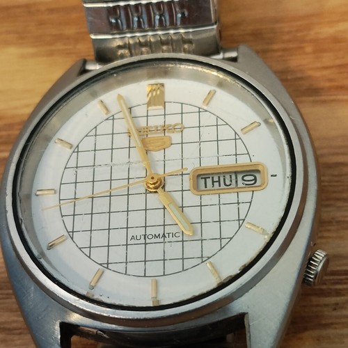 Seiko No. 5 Vintage Watch 6309-8840 DayDate Wristwatch 70's Men's Working - Picture 12 of 15