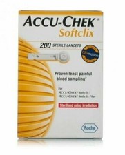 Accu-Chek Softclix Lancets  Pack of 200 Lancets  Free Shipment