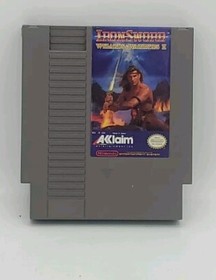 IronSword Wizards & Warriors II NES 1989 Box Manual Tested Acclaim Japan RARE