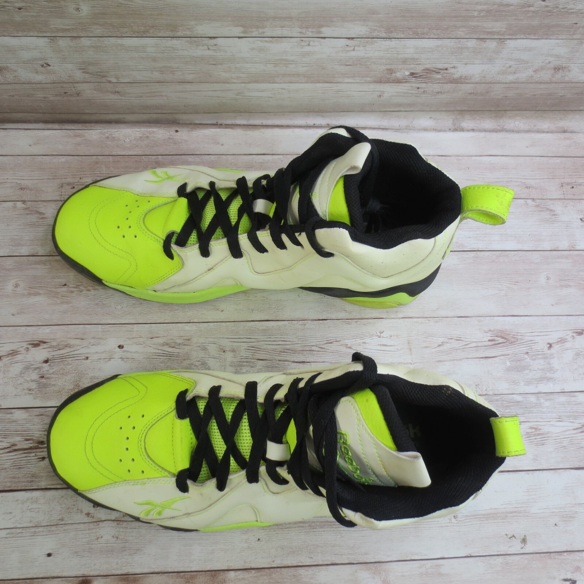 Reebok Kamikaze 2 Mid Glow In The Dark Acid Rain 2013 Shawn Kemp