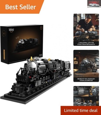 Masterpiece Modellbausatz: 1818-teilige Big Boy Dampflok - Geschenkbox Elegance