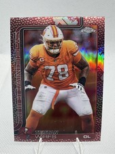 2025 Topps Chrome Football - Tristan Wirfs #287 Pigskin Refractor Tampa Bay