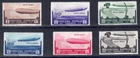CIRENAICA 1933 Cruise Zeppelin 6v MNH** ©