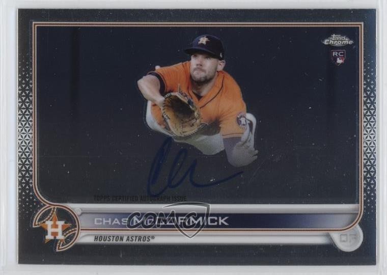 2022 Topps Chrome Rookie Auto Chas McCormick #RA-CM Auto 12i0