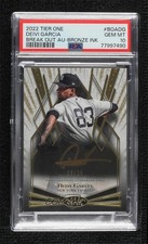2022 Tier One Break Out Bronze Ink 6/25 Deivi Garcia PSA 10 GEM MT Auto n0c