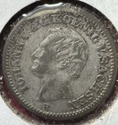 GERMANY SAXONY SILVER 1 NEW GROSCHEN 1871 B  XF — photo 1