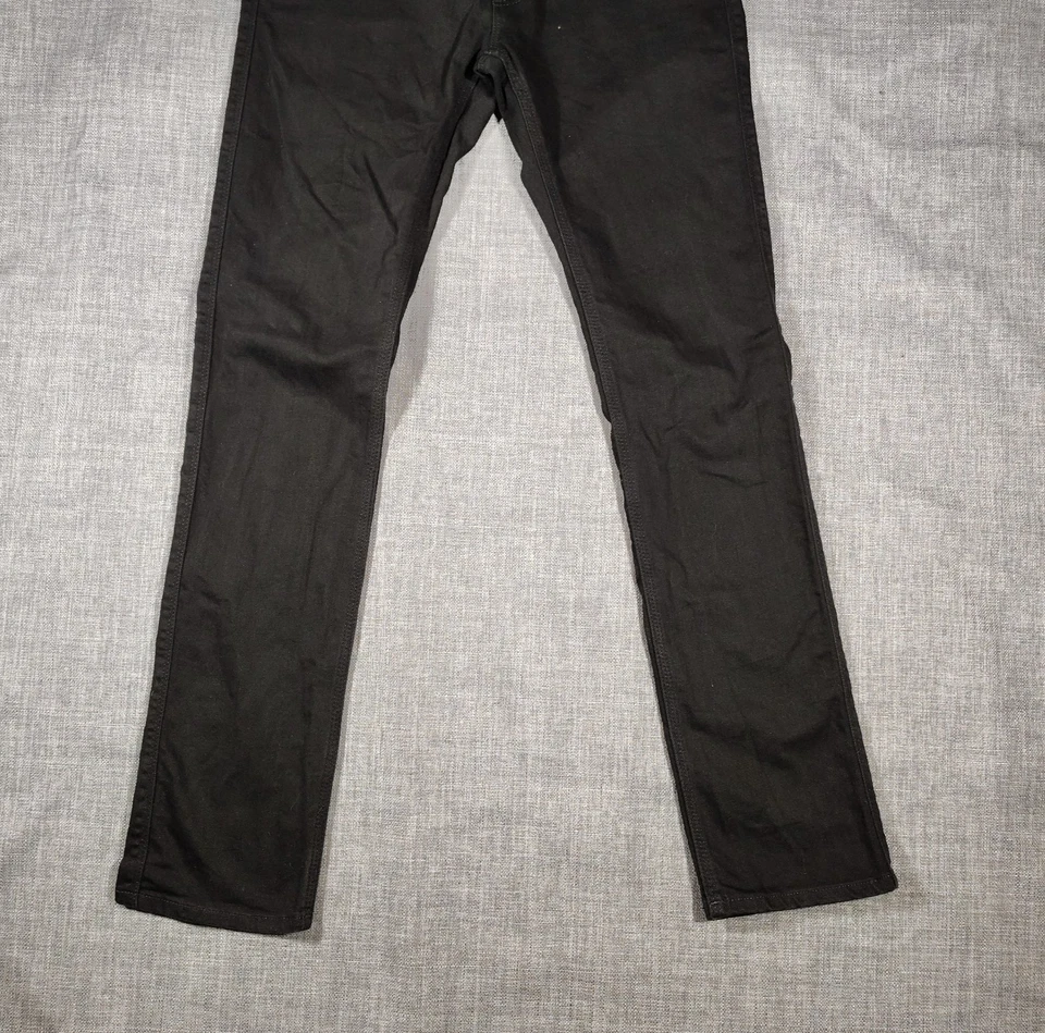 Pantalones de mezclilla para hombre Acne Studios 30x30 negros Bla Konst Floragatan 13 Stockholm rectos Foto 2 de 4