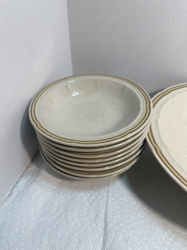 Crown Manor Handpainted Stoneware 12 Piece Lot See Description 2128 - Picture 4 of 9