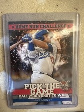 2022 Topps Home Run Challenge Max Muncy, Card HRC-25, Back Is Scratched Off