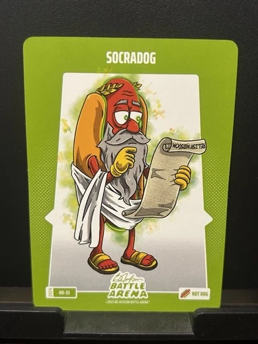 2026 Bo Jackson Battle Arena Hot Dog # HD-33 Socradog