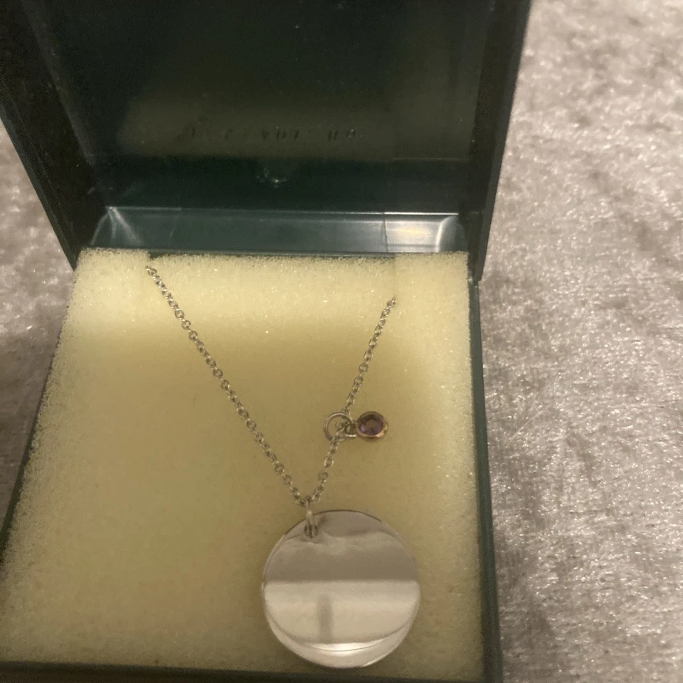 Clogau 925 Sterling Silver Necklace, Ruby Pendant, 9ct Welsh Rose Gold - Image 2 of 4