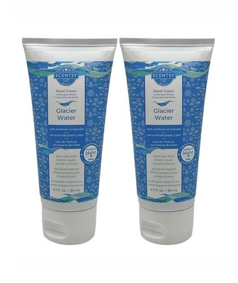 Scentsy Glacier Water Hand Cream 2.7 fl oz, Vitamin Rich Moisturizer 2 Pack NEW
