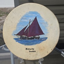 Malachy Kearns 14" Bodhran Galway Hooker Hand Painted Irish Drum Ireland