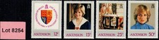 Lot 8254 - Ascension - 1982 MNH Princess Diana 21st Birthday Postage Stamp Set