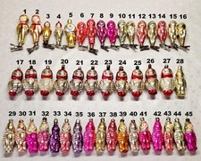 Vintage glass christmas ornament astronaut cosmonaut - soviet ussr space age