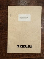 Kikusui 165A Operation Manual &ndash; Original Handbuch inkl. Schaltpl&auml;ne (Schematics)
