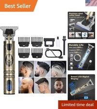Men's Luxury Grooming Kit - Bronze Hair Trimmer with Comprehensive Accessories