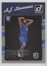 2016-17 Panini Donruss Rookies Press Proof Silver 217/299 AJ Hammons #186 1v7
