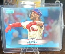 2025 Topps Stadium Club - Bryce Harper #126 Light Blue Foil