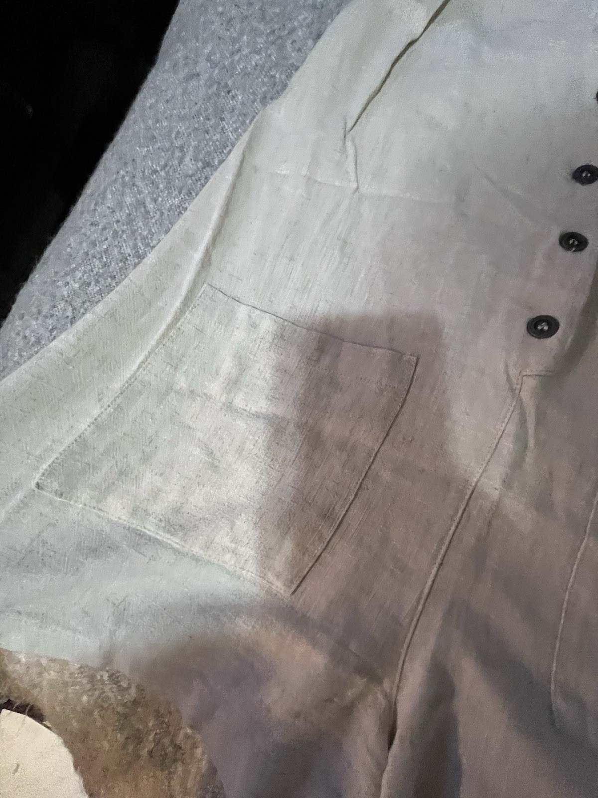 Lost + Wander Cream Button Down Ajustable Straps … - image 2