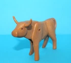 Playmobil Vintage Steer Bull Figure for Western, Ranch, Farm