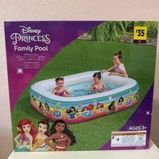Disney Princess Inflatable 119 Gallon Family Pool for Ages 3+