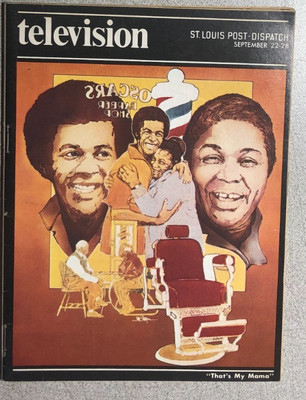 TV MAGAZINE St Louis (MO) Post-Dispatch September 22 1974 THAT'S MY MAMA cover