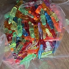Vintage Light Bright Lite Brite Replacement Multi Color Assorted Pegs, 5.5oz