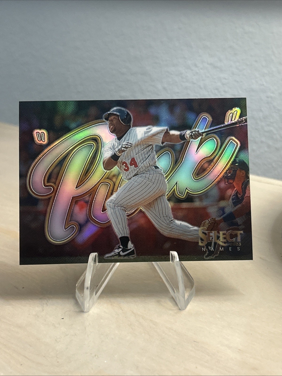 2023 Panini Select - Select Names Kirby Puckett #SN4 HOF Minnesota Twins