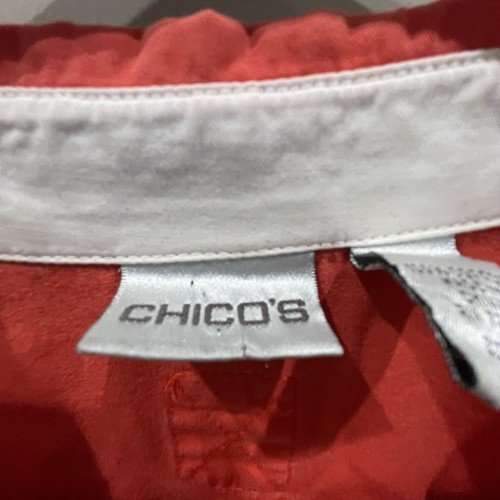 Chico’s Coral Zip Front Lightweight Jacket - Size Chico's 1 | eBay