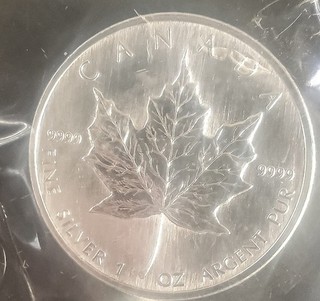 VERY RARE 1997 CANADIAN $5 1OZ 9999 SILVER ERROR COIN PERFECT UNCIRCULATED MS70