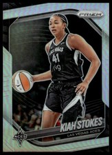 2025 Panini Prizm WNBA #58 Kiah Stokes Silver Prizms