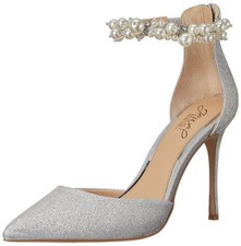 Jewel Badgley Mischka Layne Pointed Toe Stiletto Size 7.0 New
