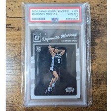 2016-17 Panini Donruss Optic Dejounte Murray RC PSA 10 Gem Mint #173 Spurs