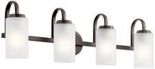 Kichler Kennewick 32" Wide 4-Light Olde Bronze Bath Light