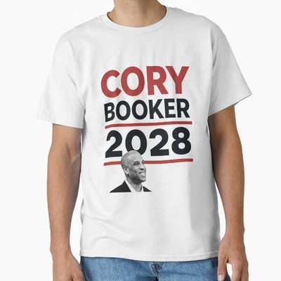 Cory Booker � Hope, Leadership, and Progress Cla Made in USA/AUS T-Shirt S-2XL