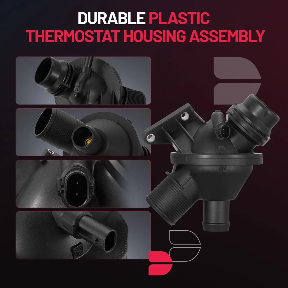 For BMW 228i 320i 328i 428i 528i Z4 Engine Coolant Thermostat Housing Assembly Foto 4 de 4