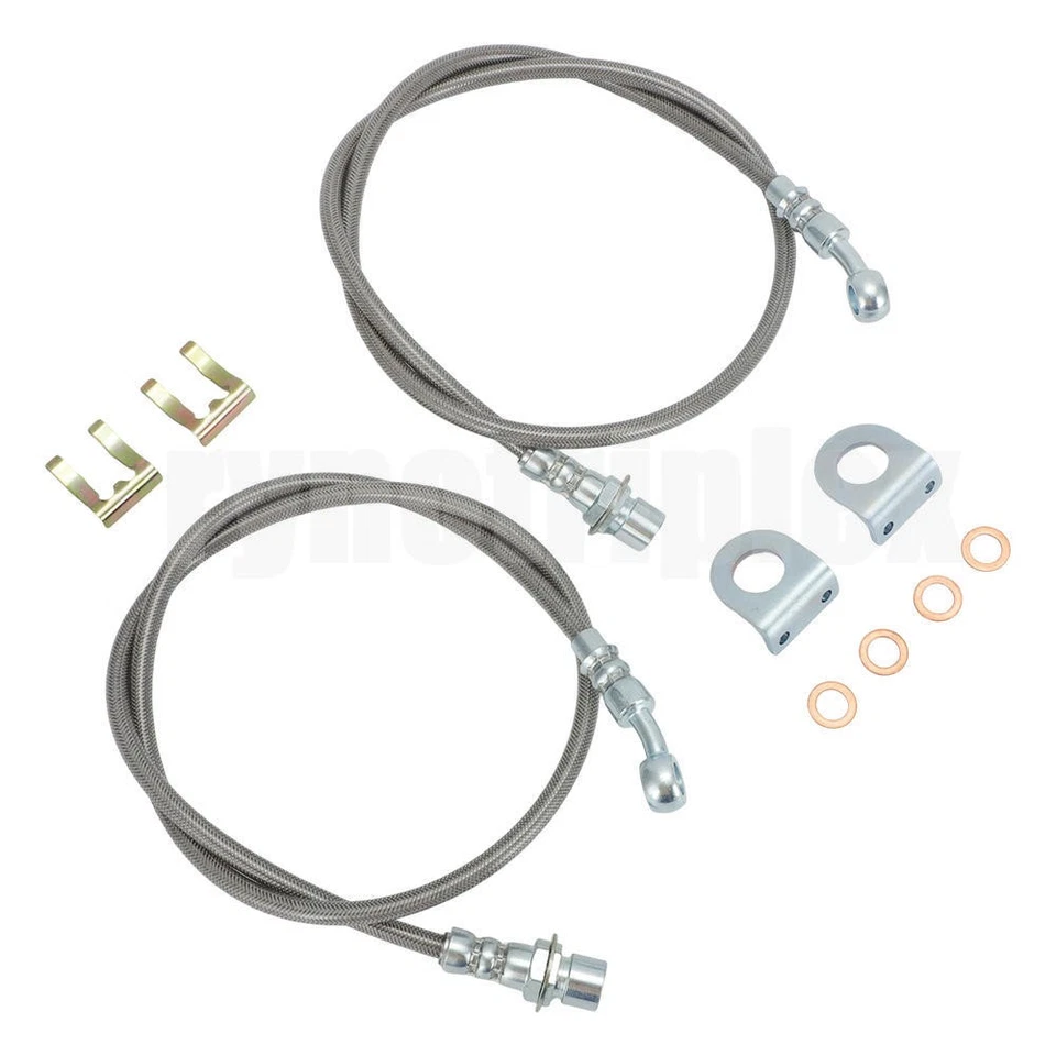 Stainless Steel Extended Brake Lines For 99-07 Silverado Sierra 1500 Left Right Foto 4 de 4
