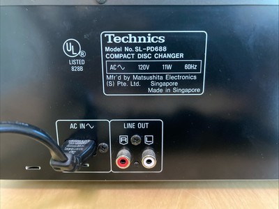 Technics SL-PD688 CD Changer for sale online | eBay