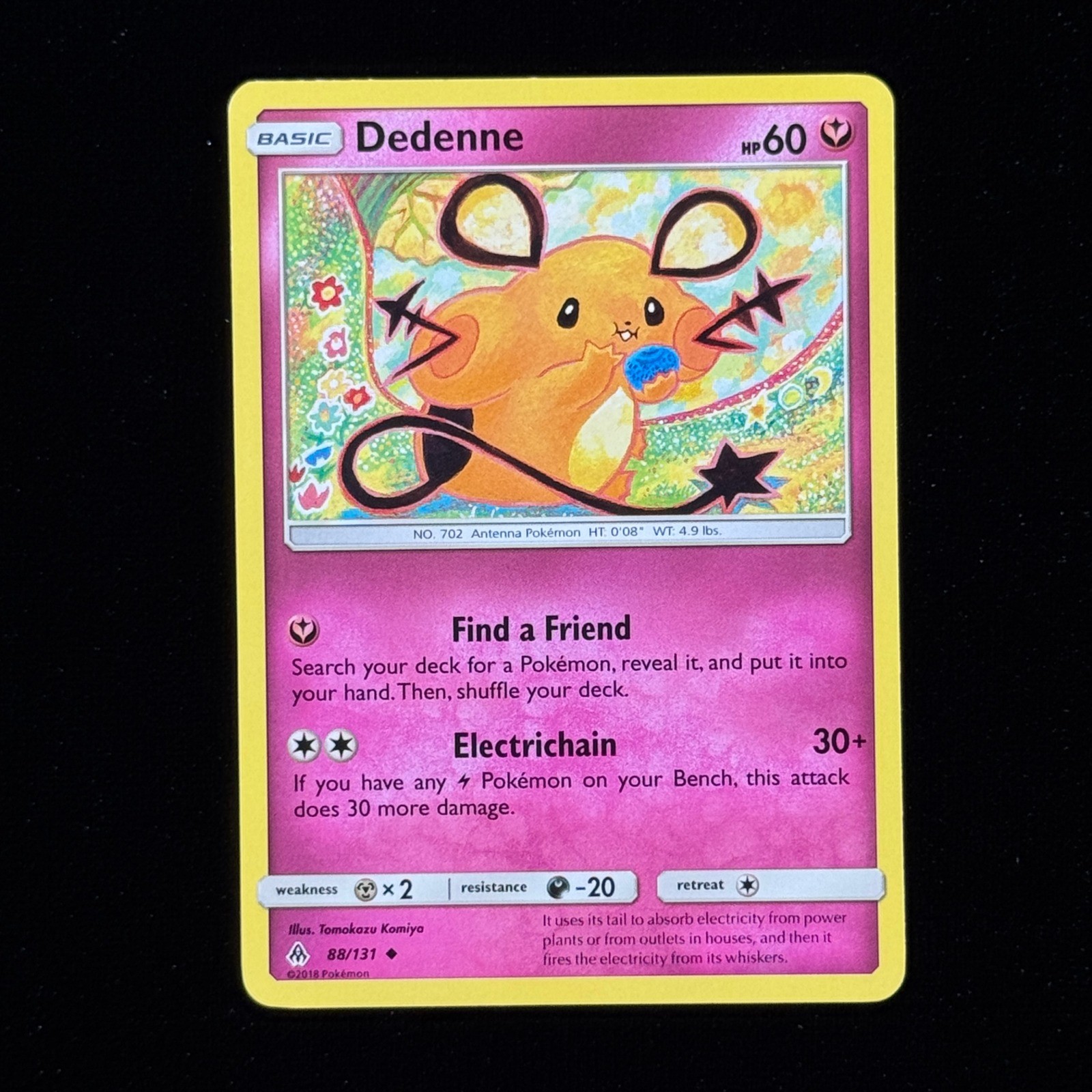 Dedenne 88/131 SM - Forbidden Light Uncommon Pokemon TCG (B)