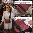 BYOOTIQUE Aluminum Mini Crossbody Bag with Small Travel Case Portable Hard — photo 3