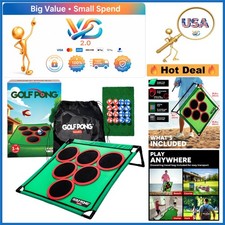 Jumbo Backyard Lawn Golf Set Portable Indoor Outdoor Family Game