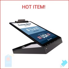 Saunders Cruiser-Mate Black Aluminum Clipboard with Storage, Dual Tray Nursing F