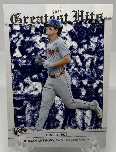 2026 Topps Greatest Hits Roman Anthony #GH-26 Rookie Card RC Boston Red Sox